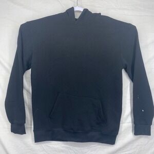 FIEND Black Pullover Hoodie Hooded Sweatshirt Size L Kangaroo Pocket